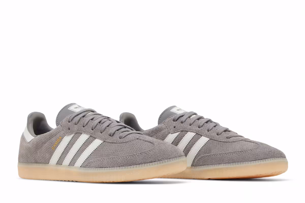 adidas Samba OG Grey Bliss Orange, view 9