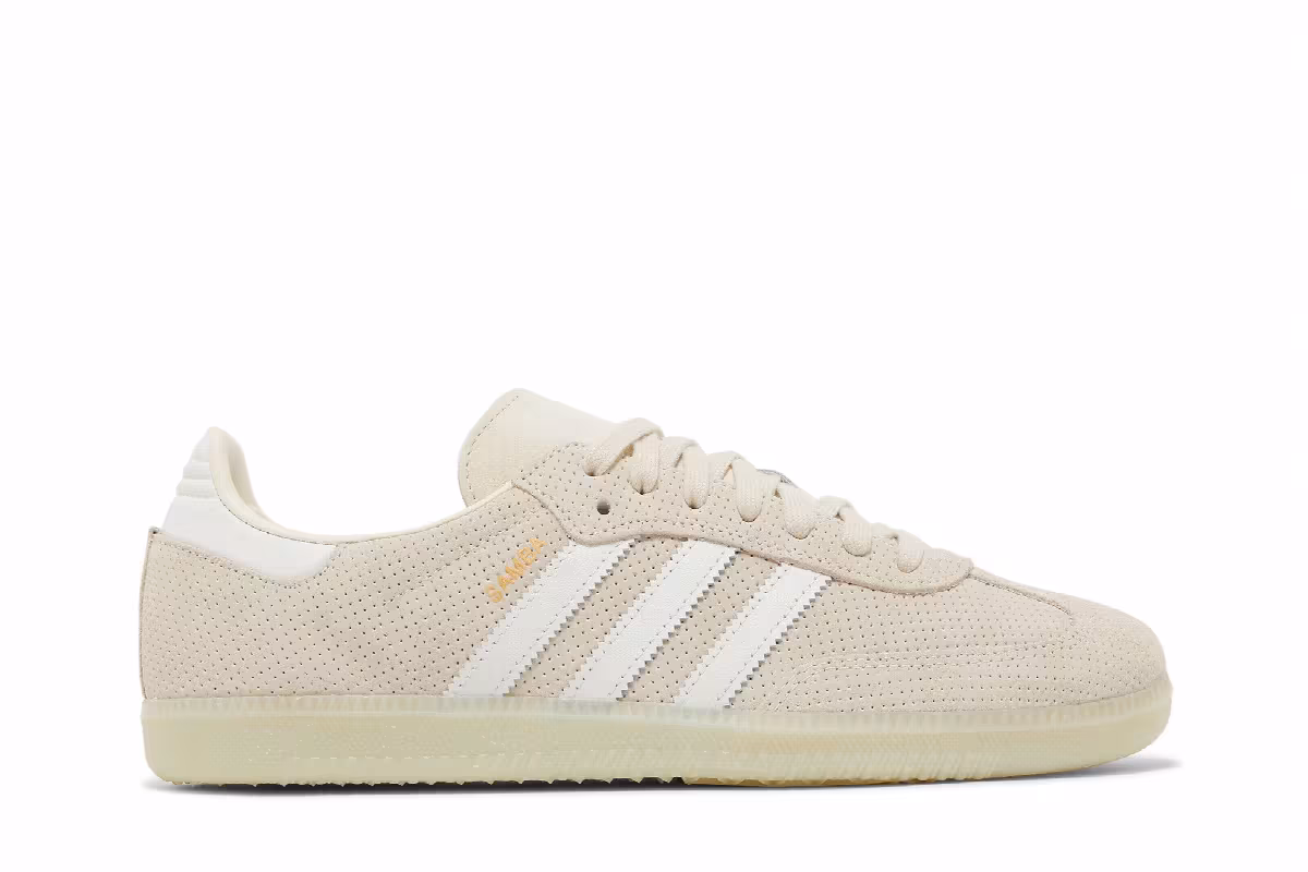 adidas Samba OG White Linen Green, view 2
