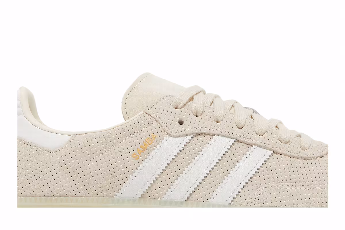 adidas Samba OG White Linen Green, view 3