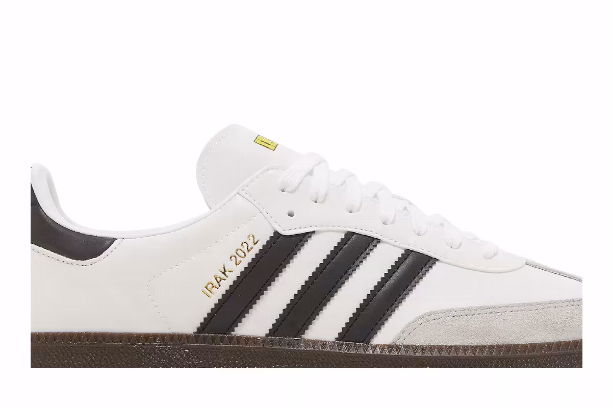 IRAK x adidas Samba White Gum, view 3