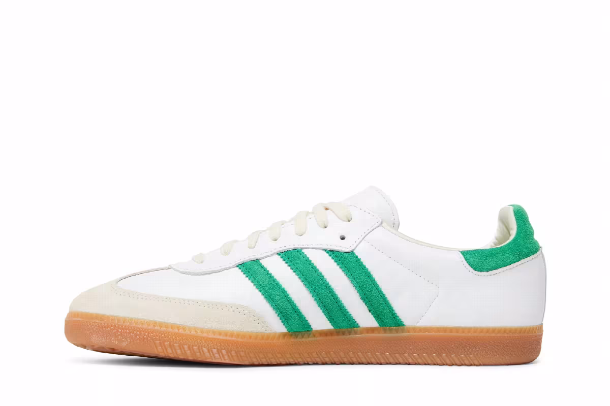 Sporty & Rich x adidas Samba OG White Green, view 4