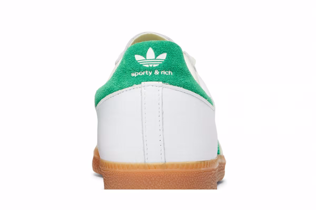 Sporty & Rich x adidas Samba OG White Green, view 8