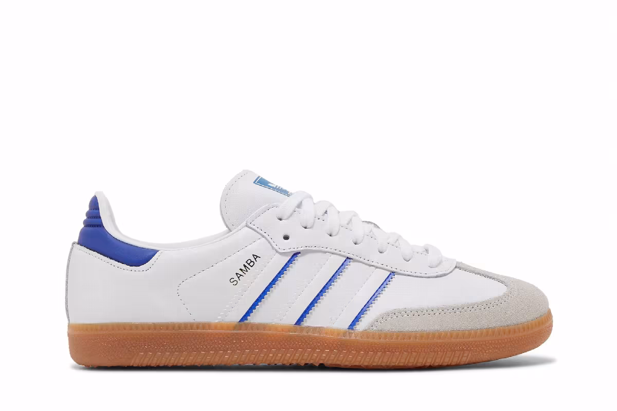 adidas Samba White Lucid Blue, view 2