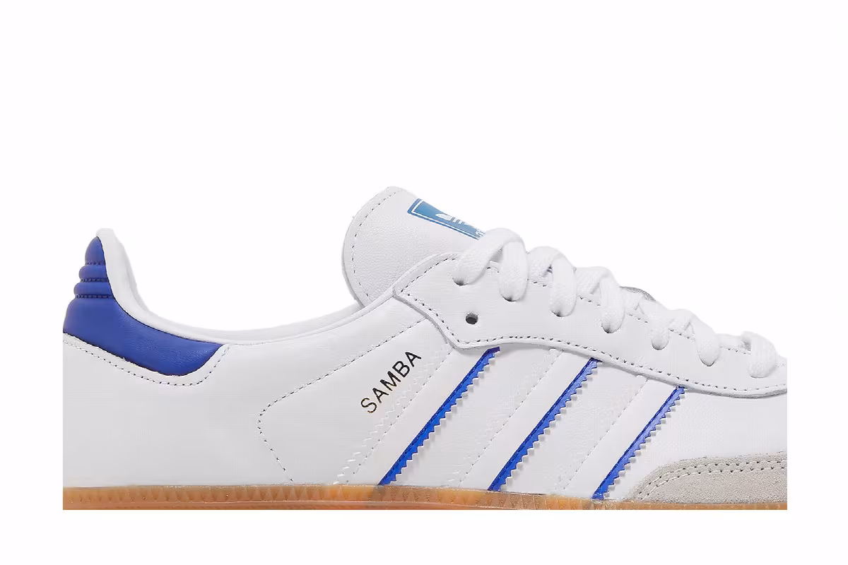 adidas Samba White Lucid Blue, view 3
