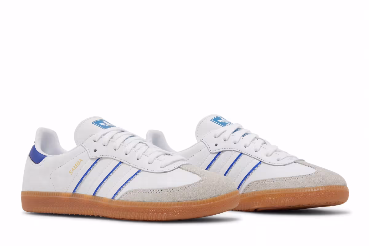 adidas Samba White Lucid Blue, view 9