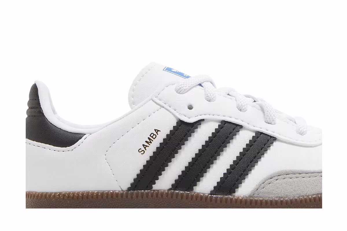 adidas Samba OG I White Black Gum, view 3
