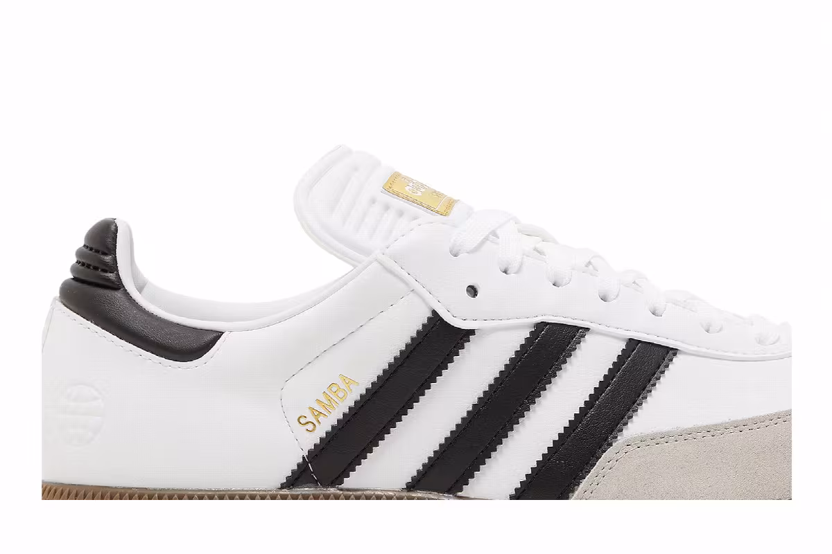 Adidas Samba OG Spikeless Golf LE White Black Gum, view 3