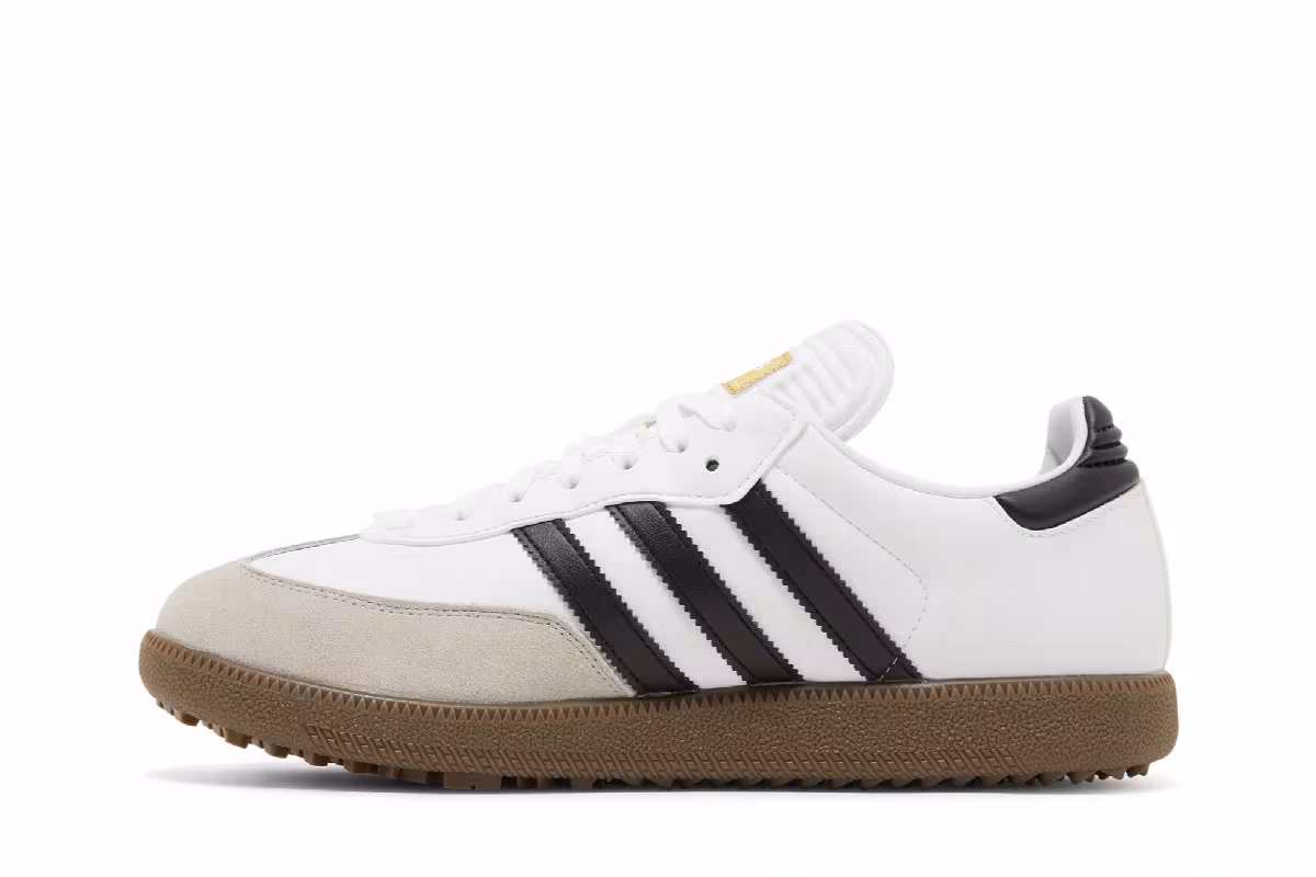 Adidas Samba OG Spikeless Golf LE White Black Gum, view 4