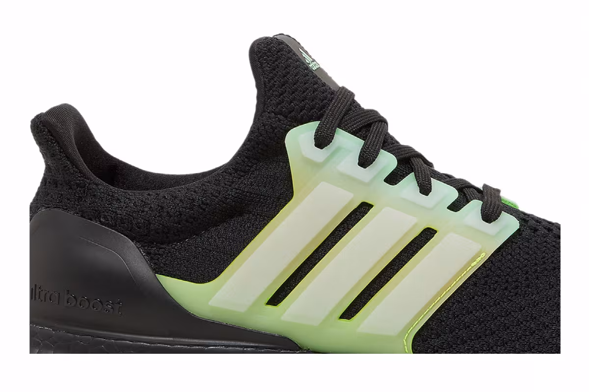 adidas UltraBoost 5.0 DNA Black Beam Green, view 3