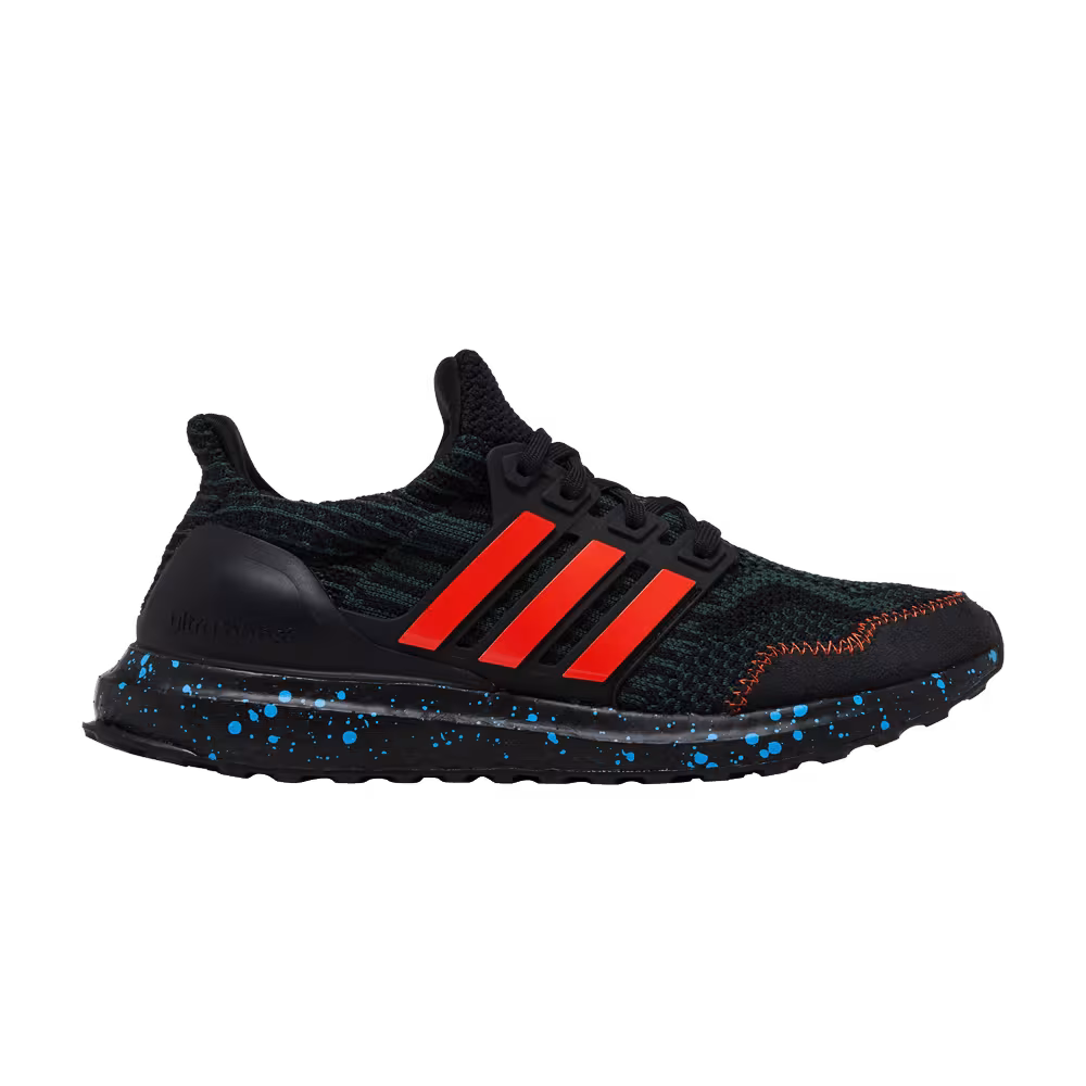 adidas UltraBoost 5.0 DNA J Black Impact Orange Speckled