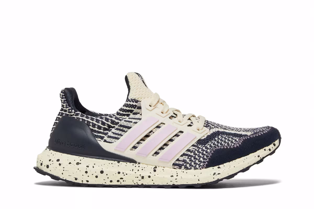 adidas Women's UltraBoost 5.0 DNA Shadow Navy Lilac Speckled, view 2