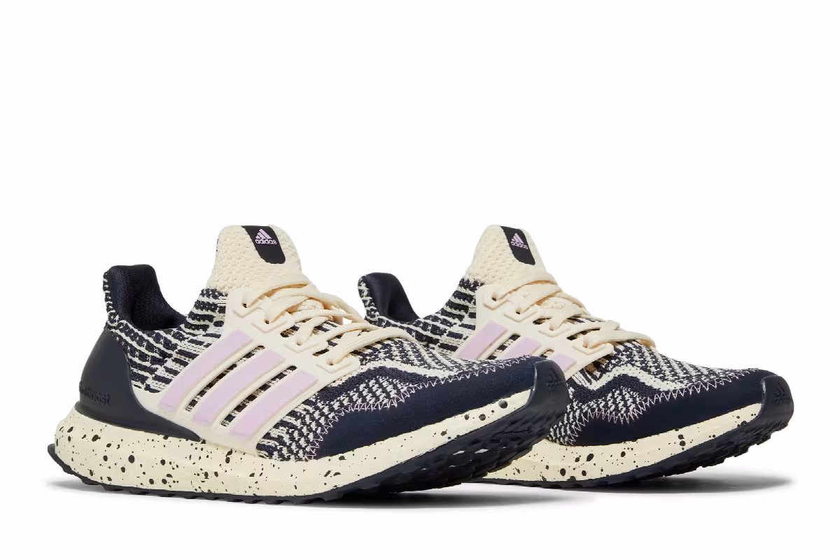 adidas Women's UltraBoost 5.0 DNA Shadow Navy Lilac Speckled, view 9