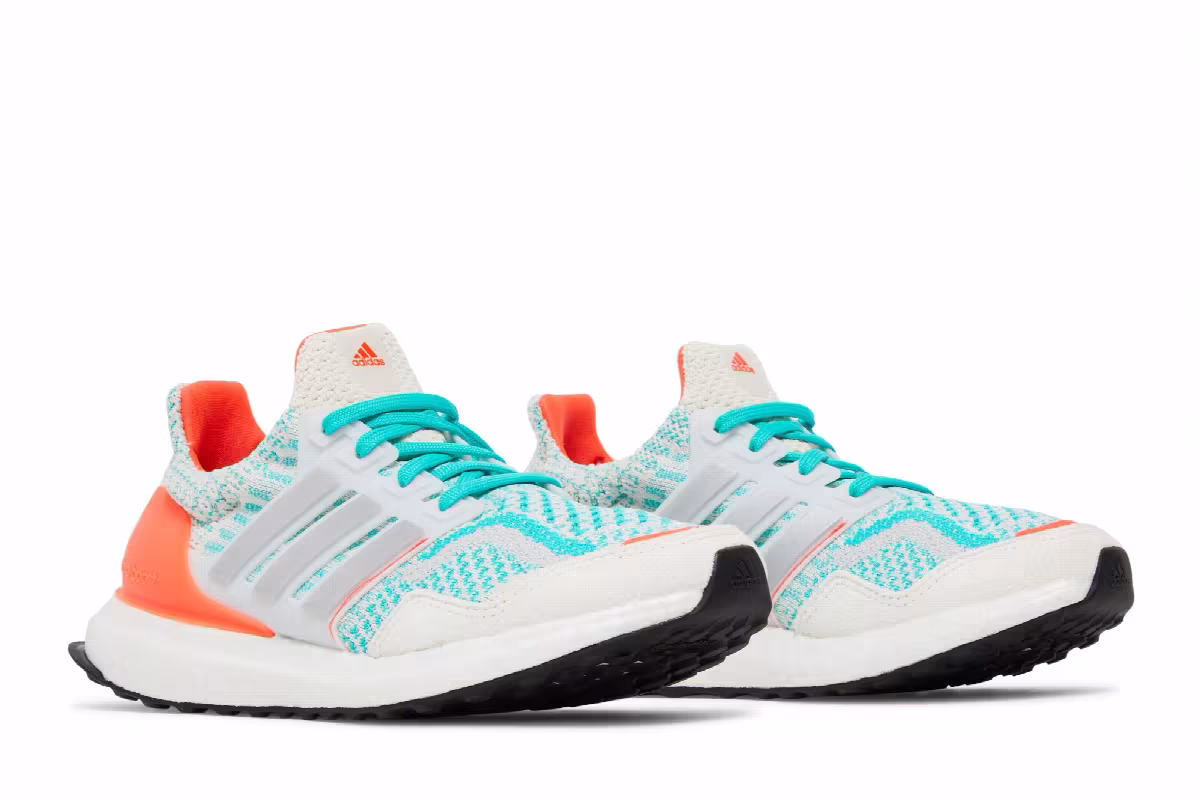 Adidas UltraBoost 5.0 DNA J White Mint Rush, view 9