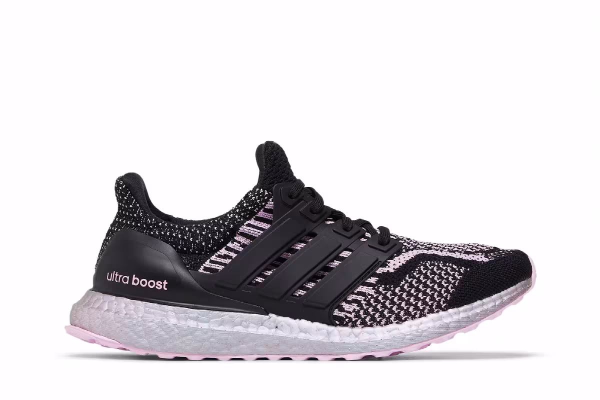 adidas Women's UltraBoost 5.0 Black Almost Pink, view 2