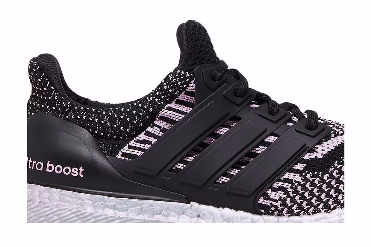 adidas Women's UltraBoost 5.0 Black Almost Pink, view 3