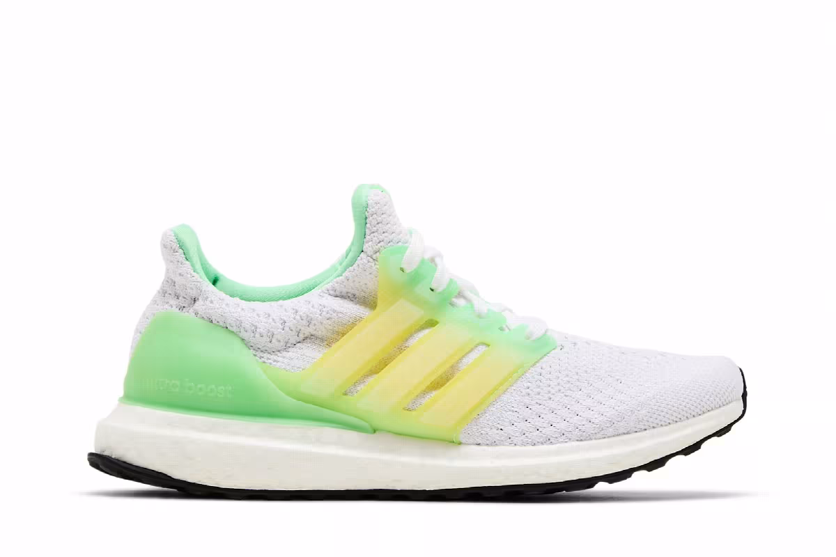 adidas UltraBoost 5.0 DNA J White Beam Green, view 2
