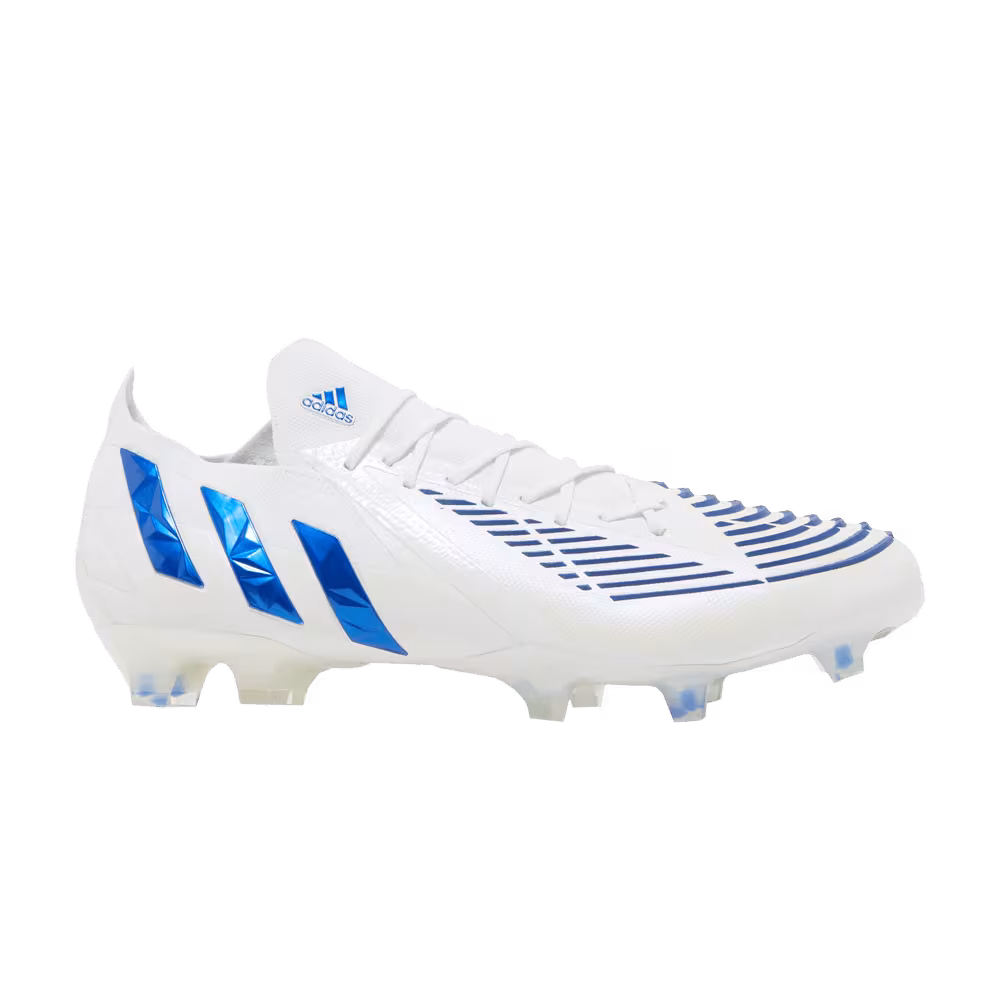 Adidas Predator Edge.1 Low FG White Hi-Res Blue