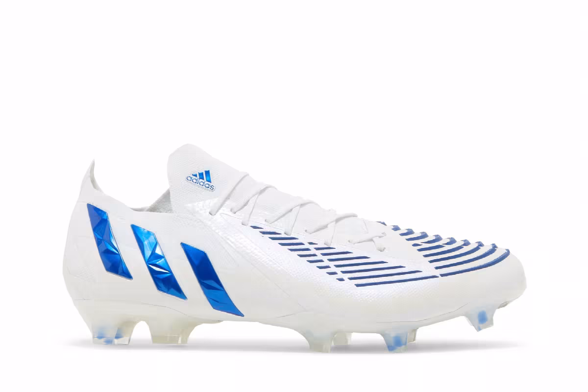 Adidas Predator Edge.1 Low FG White Hi-Res Blue, view 2