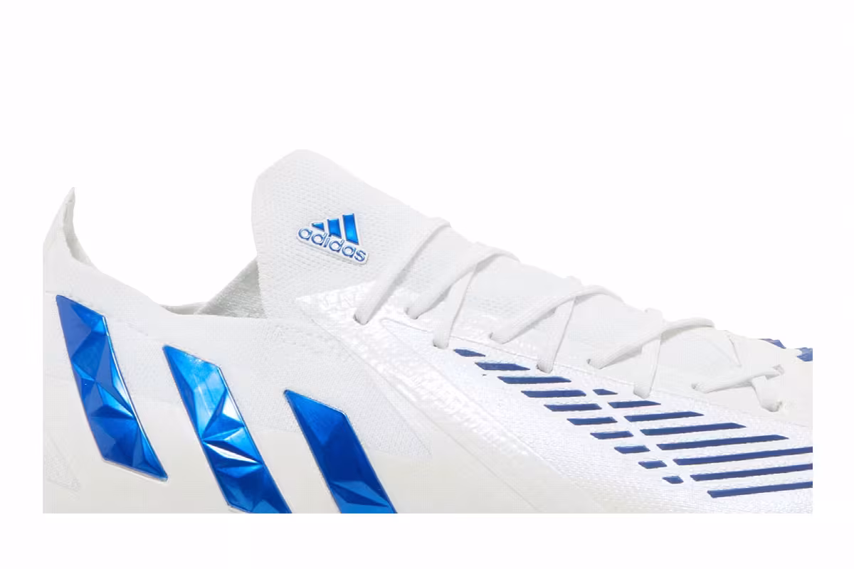 Adidas Predator Edge.1 Low FG White Hi-Res Blue, view 3