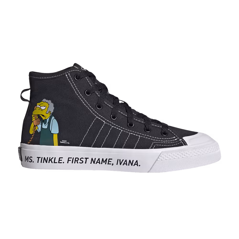 The Simpsons x adidas Nizza Hi RF J Pranks On Moe