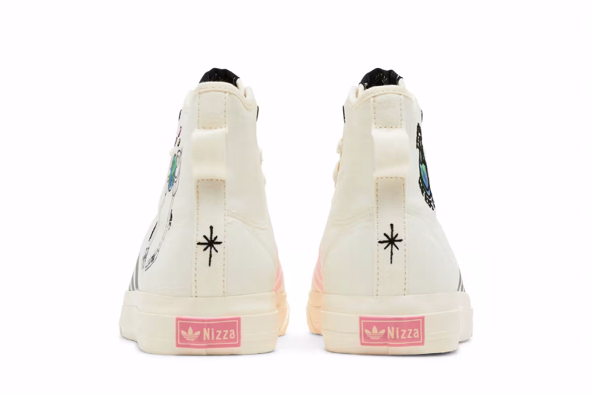 André Saraiva x adidas Nizza Hi RF The World Needs Love, view 7