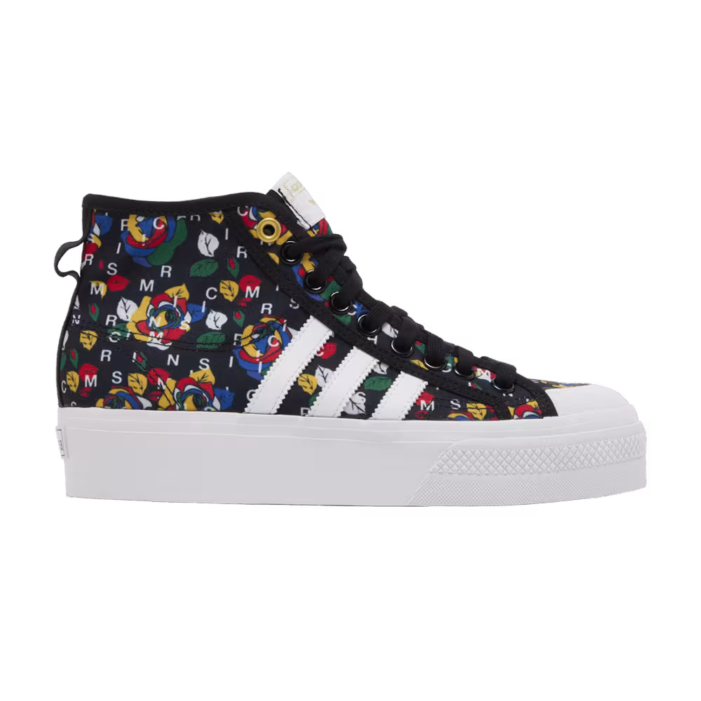 Rich Mnisi x adidas Women's Nizza Platform Mid Pop-Art Roses