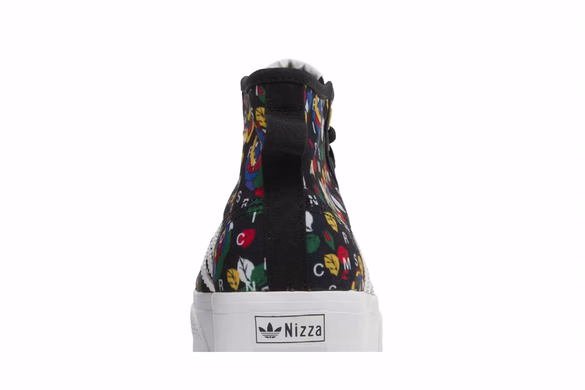 Rich Mnisi x adidas Women's Nizza Platform Mid Pop-Art Roses, view 8