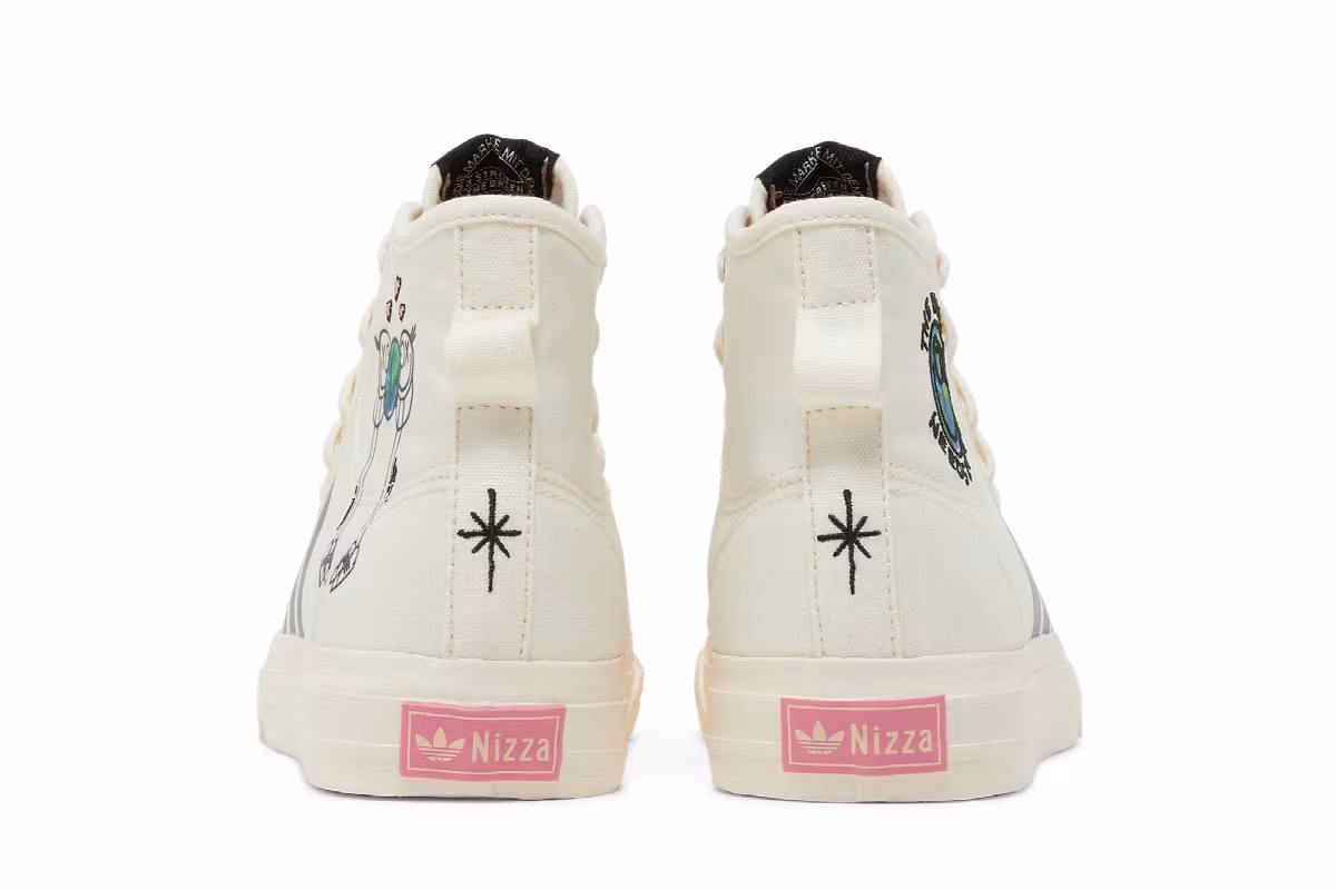 André Saraiva x adidas Nizza Hi RF J The World Needs Love, view 7