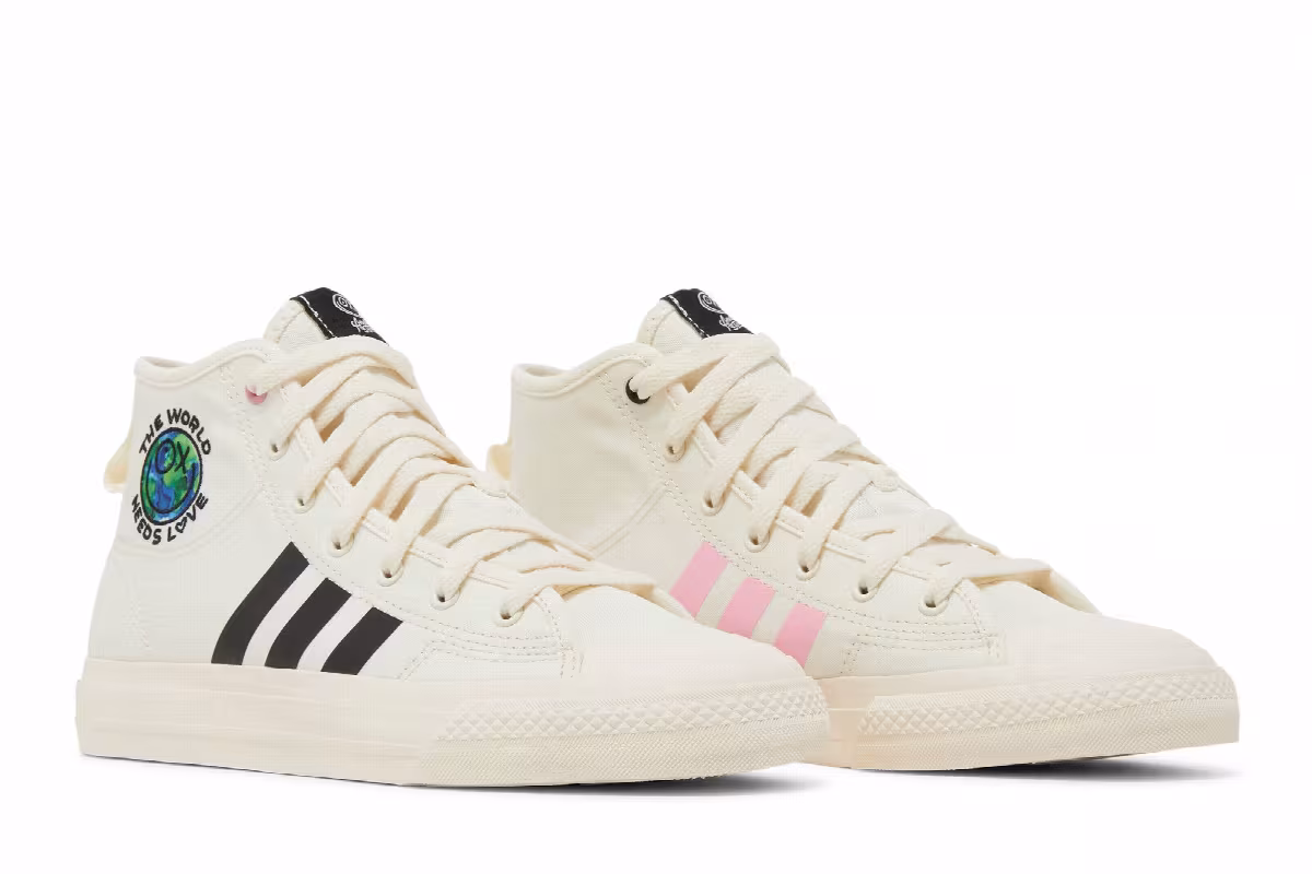 André Saraiva x adidas Nizza Hi RF J The World Needs Love, view 9