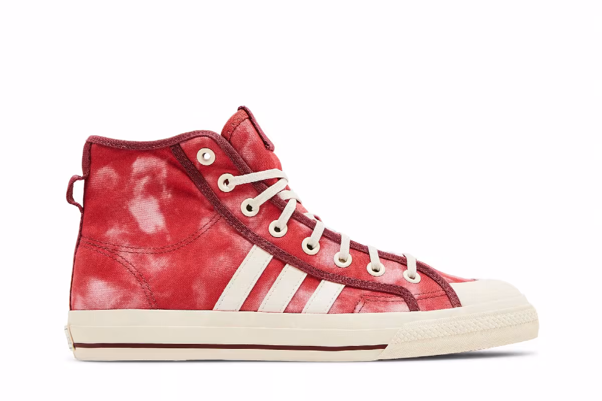 Adidas Nizza Hi RF Bleached - Crew Red Wonder White, view 2