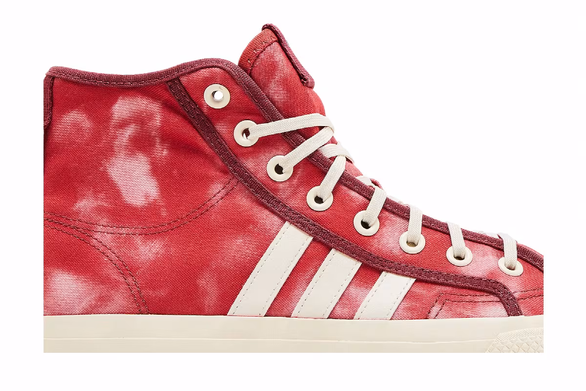 Adidas Nizza Hi RF Bleached - Crew Red Wonder White, view 3