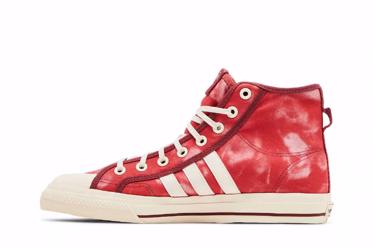 Adidas Nizza Hi RF Bleached - Crew Red Wonder White, view 4