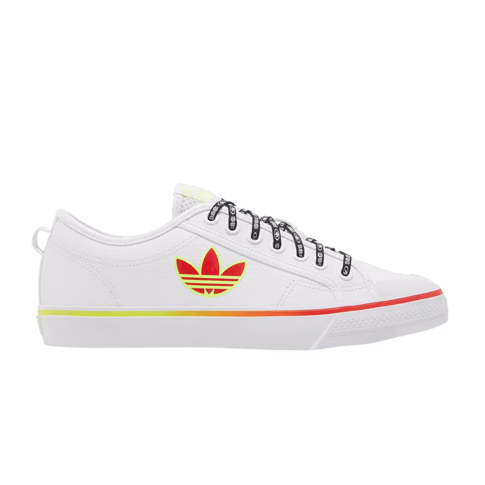 Adidas Nizza Trefoil White Vivid Red