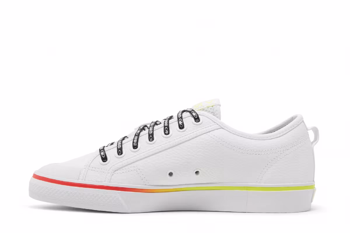 Adidas Nizza Trefoil White Vivid Red, view 4