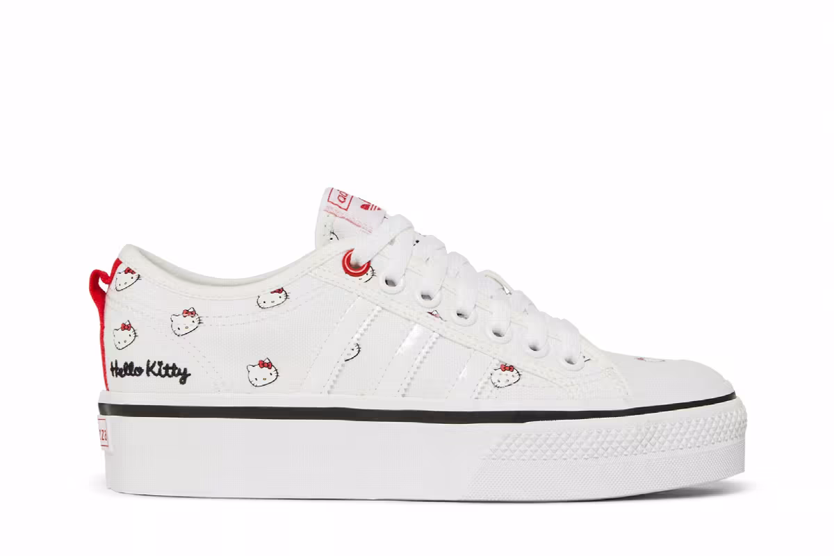 Hello Kitty x adidas Women's Nizza Platform Allover Print, view 2