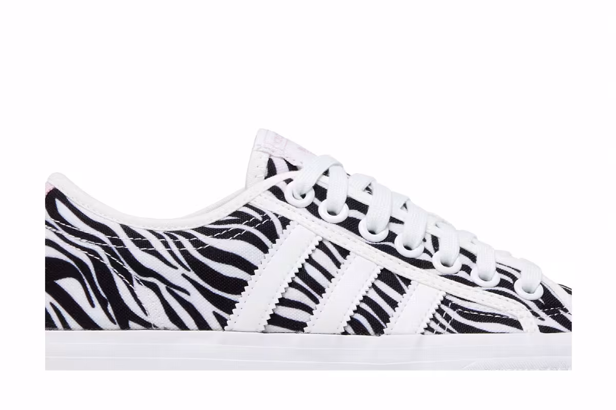 Adidas Women's Nizza Platform Zebra, view 3