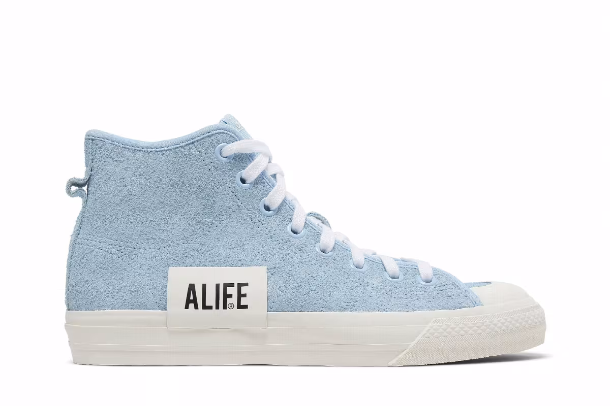 Alife x adidas Nizza High Clear Sky, view 2