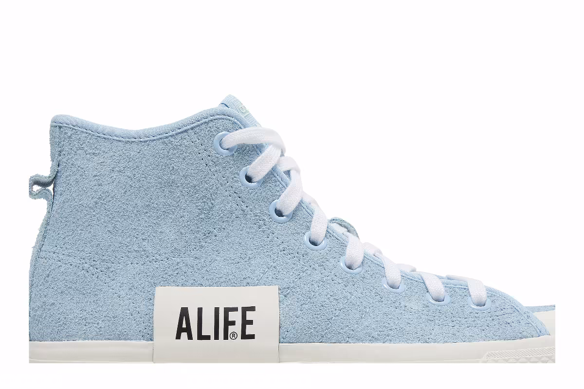 Alife x adidas Nizza High Clear Sky, view 3