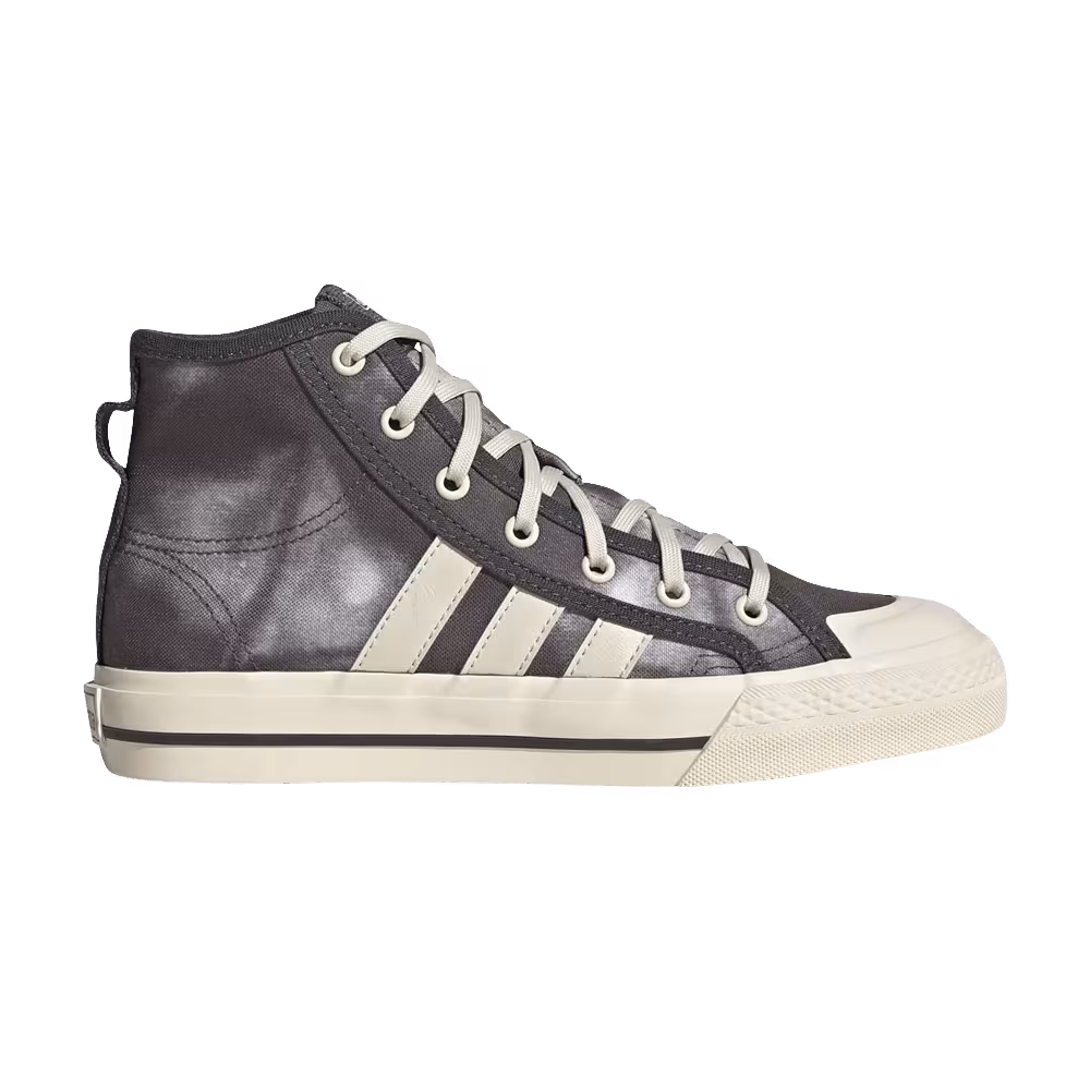 Adidas Nizza High RF J Acid Wash - Brown
