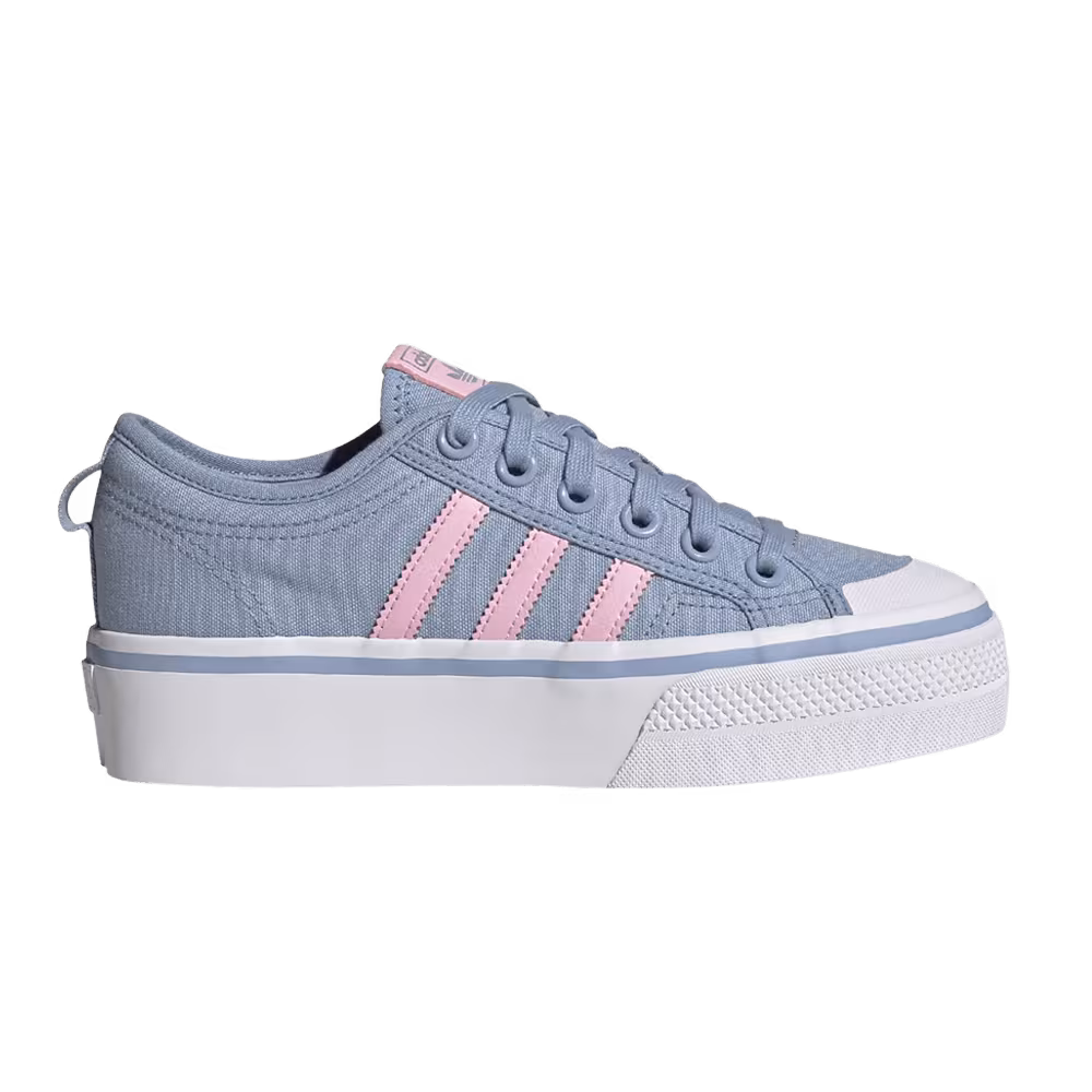 Adidas Women's Nizza Platform Altered Blue Bliss Pink