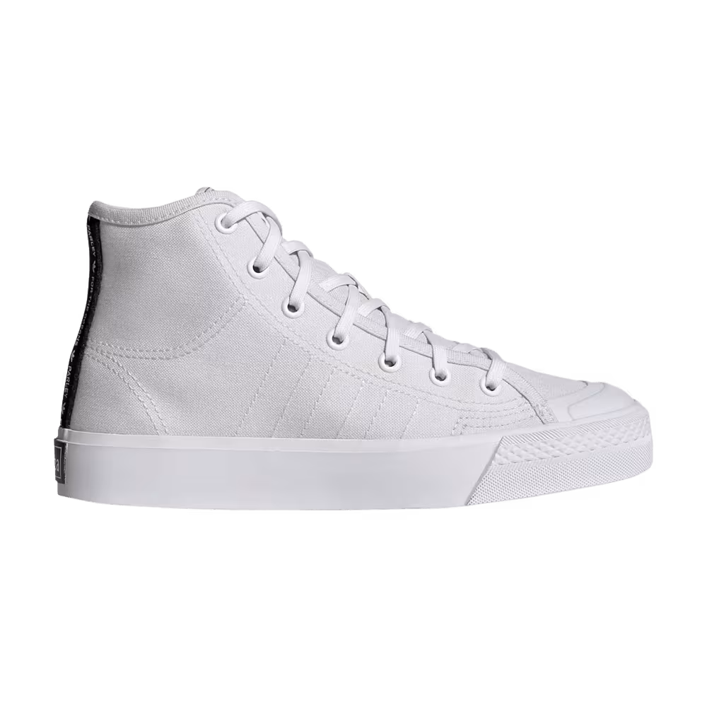 Adidas Nizza J White Black