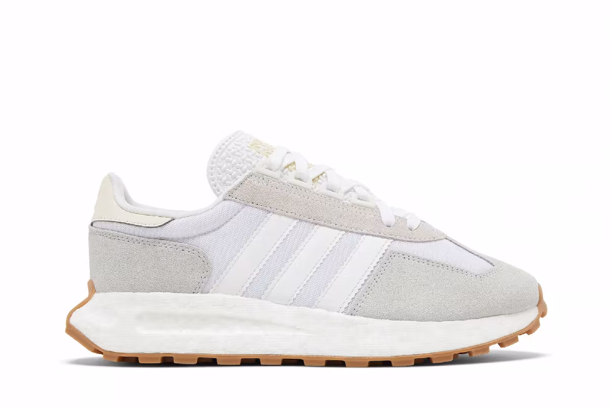 Adidas Women's Retropy E5 White Blue Tint Gum, view 2