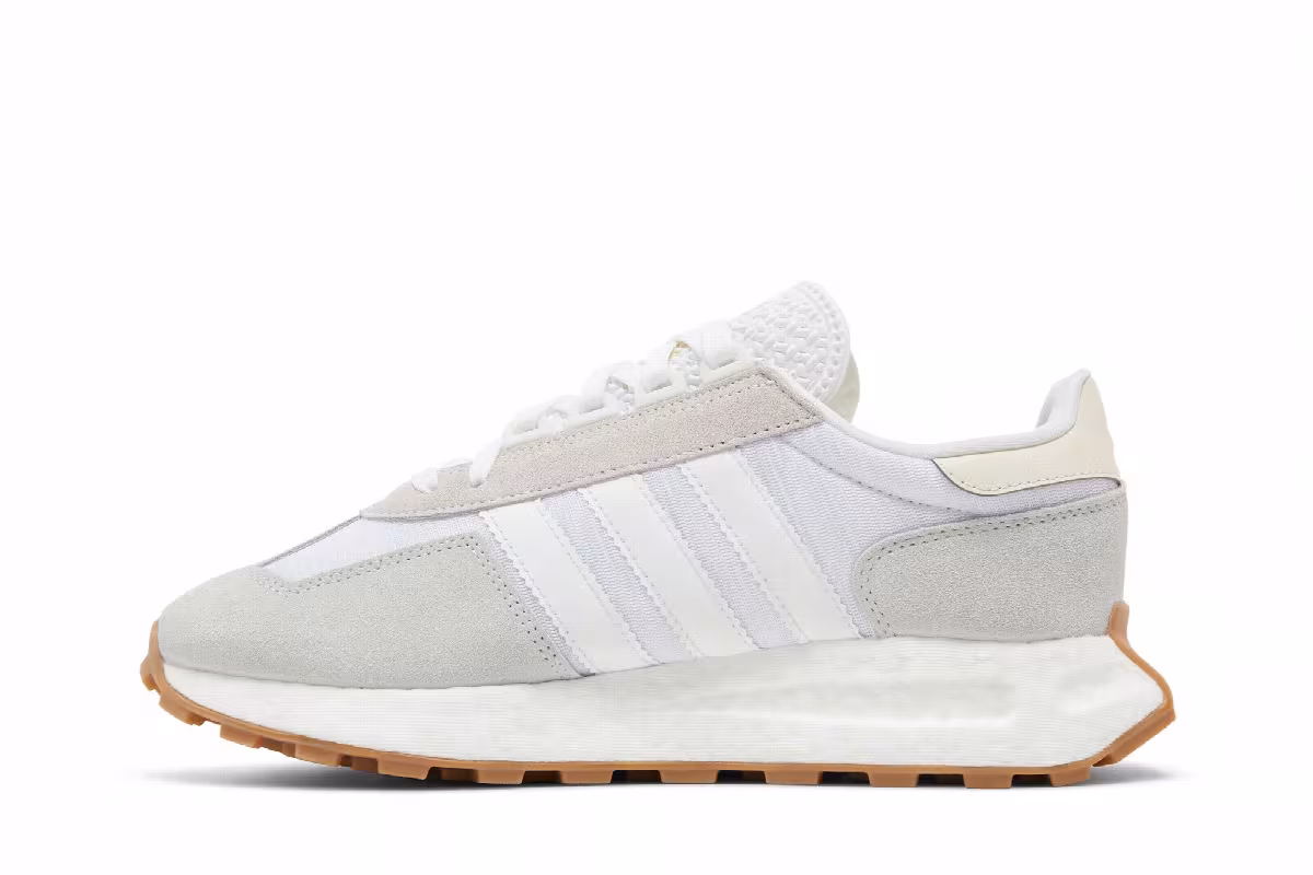 Adidas Women's Retropy E5 White Blue Tint Gum, view 4