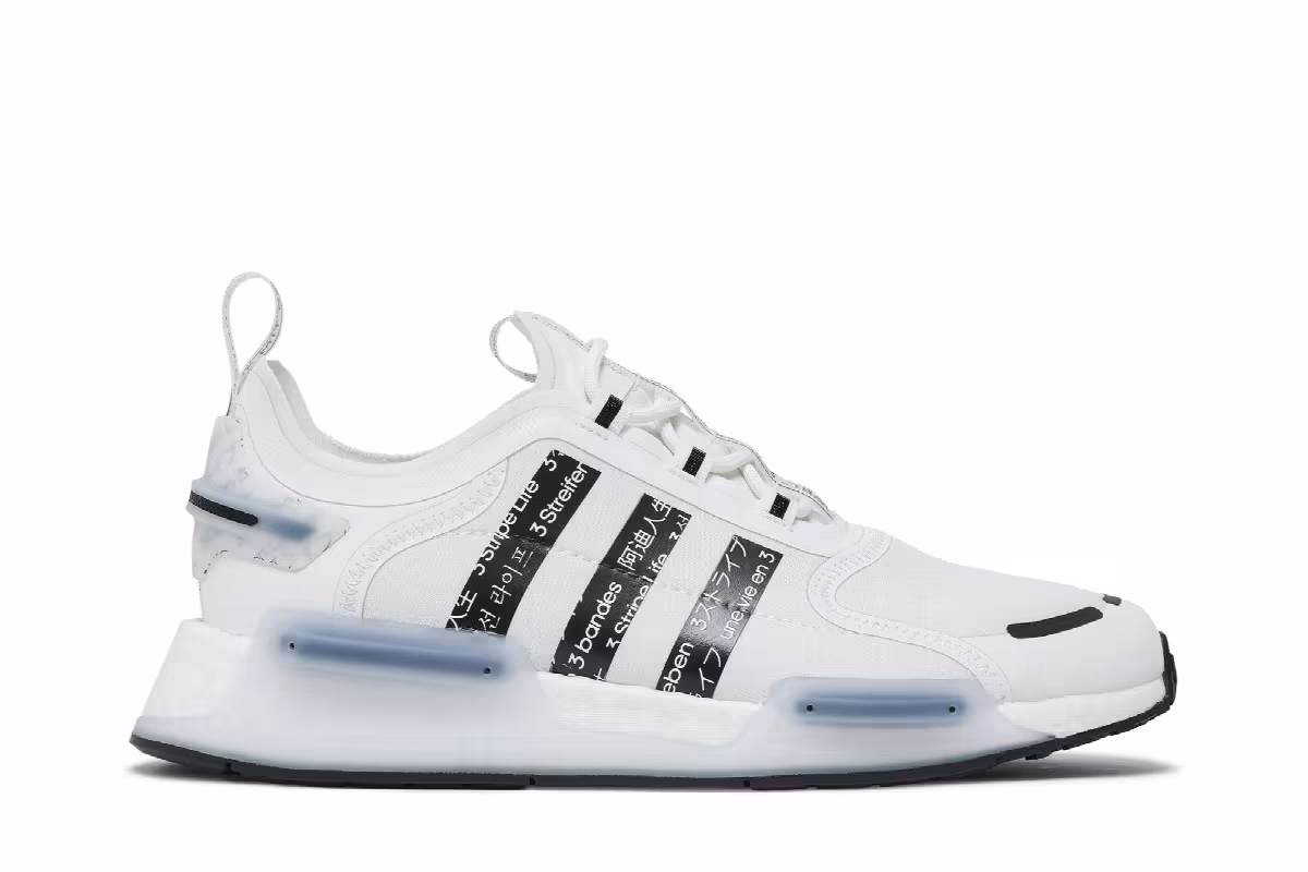 adidas NMD_V3 White Black, view 2