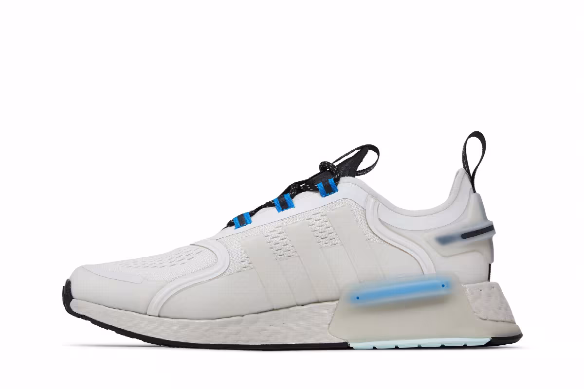 adidas NMD_V3 Crystal White Blue Rush, view 4
