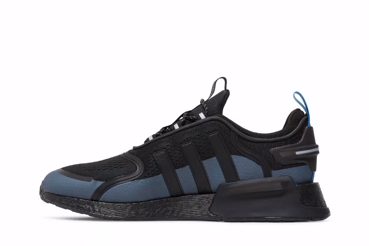 adidas NMD_V3 Black Blue Metallic, view 4
