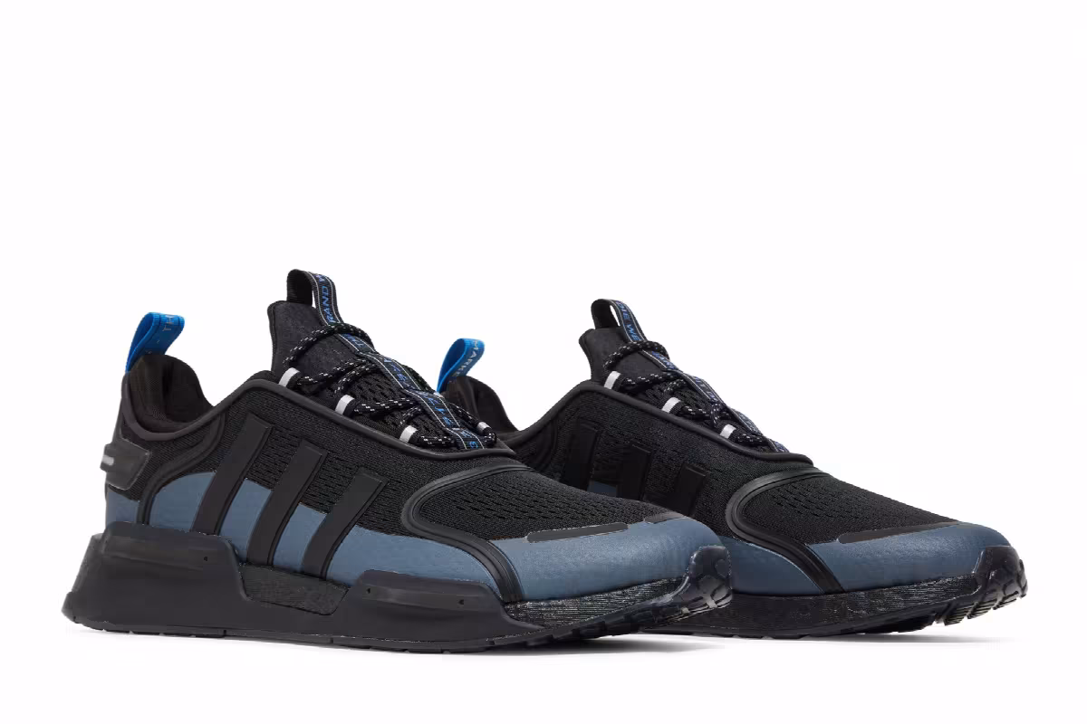 adidas NMD_V3 Black Blue Metallic, view 9
