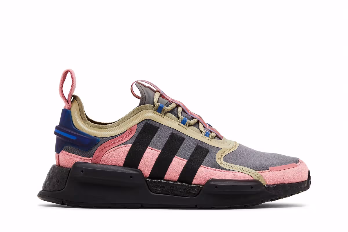 adidas Women's NMD_V3 Grey Wonder Red, view 2