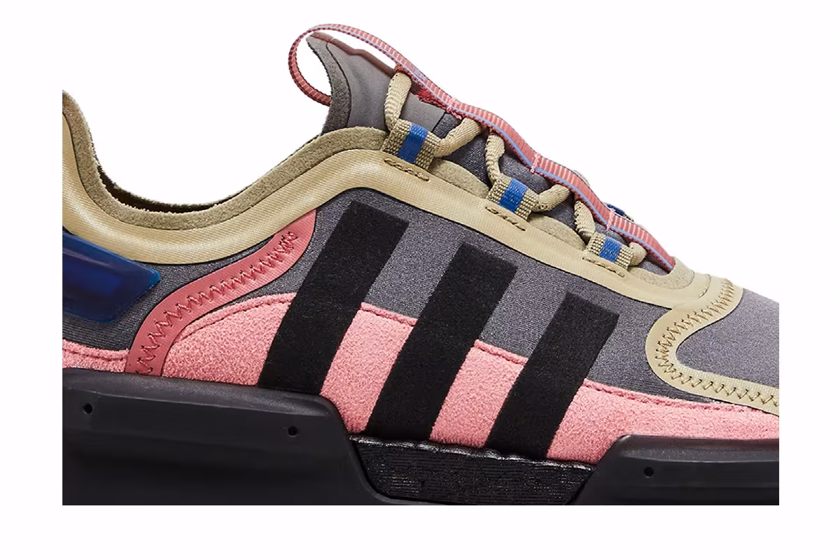 adidas Women's NMD_V3 Grey Wonder Red, view 3