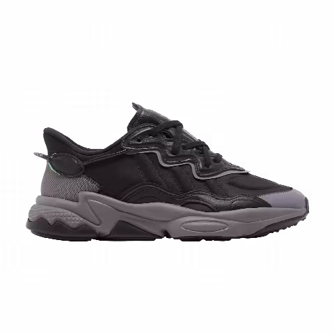 adidas Ozweego 'Black Charcoal Screaming Green'
